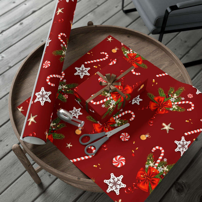Elegant 3D Holiday Gift Wrapping Paper Set - Artfully Made in the USA
