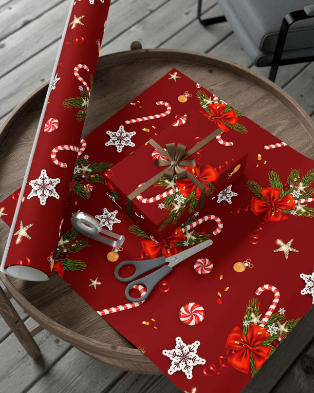 Elegant 3D Holiday Gift Wrapping Paper Set - Artfully Made in the USA