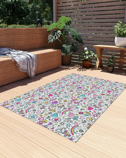 Plush Outdoor Chenille Rug - Transform Your Outdoor Oasis with Luxury