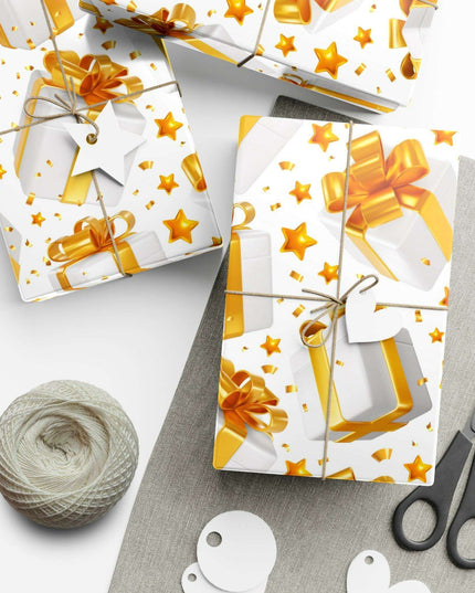 Luxurious Artisan 3D Holiday Gift Wrap Set - Crafted in the USA