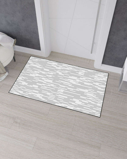 Luxurious Geometric Polyester Area Rug with Chic Black Accents - Exclusive Maison d'Elite Design