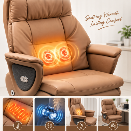 Ergonomic Gaming & Office Chair with Massage and Reclining
