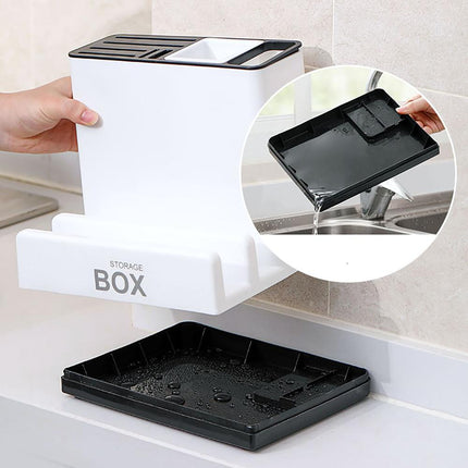 Tableware Storage Holders Kitchen Knife Plastic Storages Racks For Kit