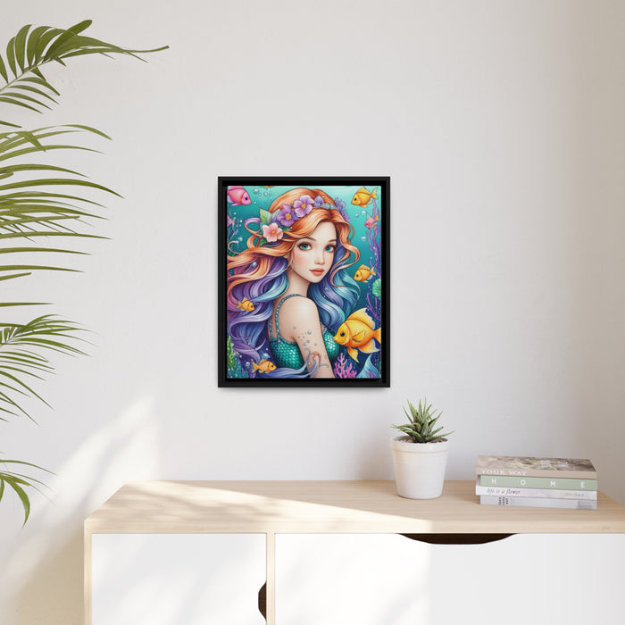 Oceanic Elegance Matte Canvas Art with Eco-Friendly Pinewood Frames