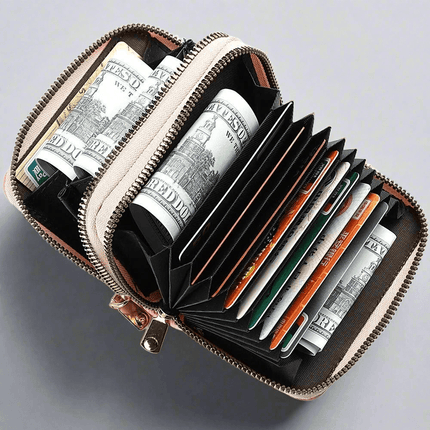 Lychee-Inspired Chic Zip Wallet - Stylish & Practical