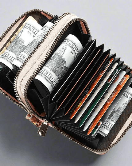 Lychee-Inspired Chic Zip Wallet - Stylish & Practical