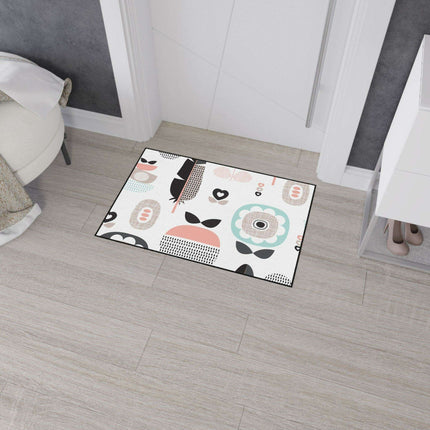 Chic Scandinavian Vintage Area Rug: Modern Floor Mat for Stylish Interiors