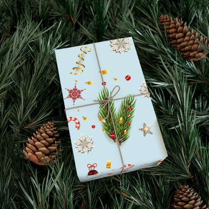 Personalized Elegant Holiday Gift Wrap - Custom Matte & Satin Options