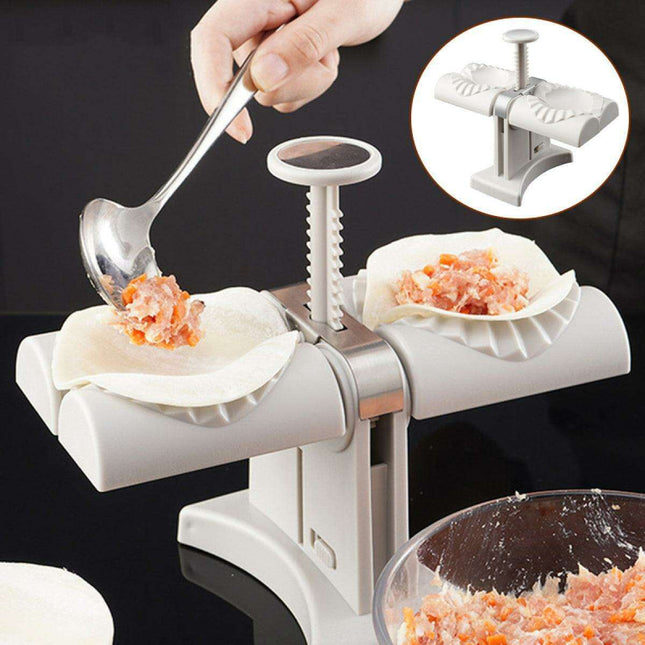 Effortless Dual-Head Dumpling Machine - Your Ultimate Home Cooking Companion