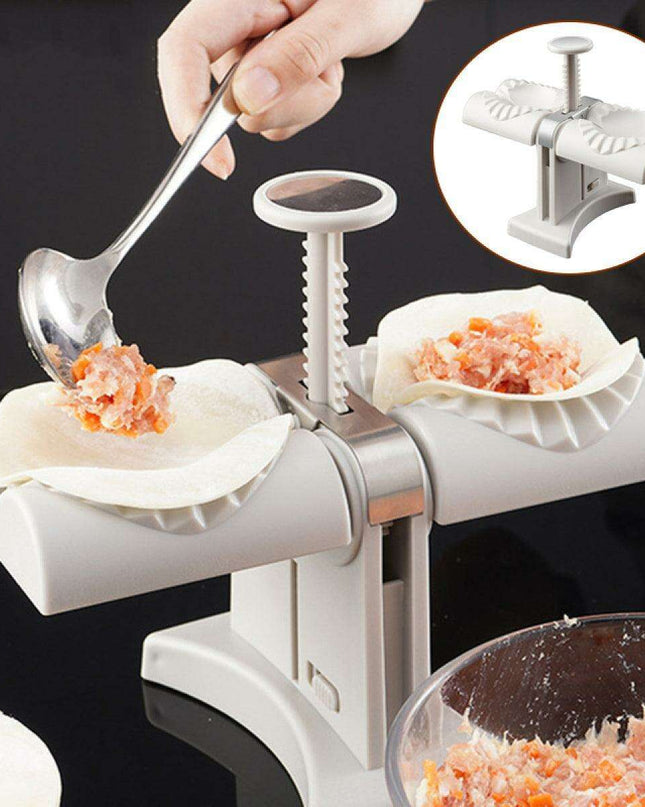 Effortless Dual-Head Dumpling Machine - Your Ultimate Home Cooking Companion
