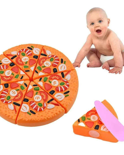Creative Pizza Slice Cutting Play Set for Kids' Imaginative Learning and Fun