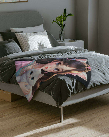 Cozy Elegance Velveteen Minky Blanket - Supreme Winter Indulgence Edition