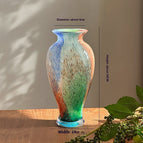 Green Treasure Glass Vase