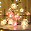 White rose pink rose / 20lights 3meters / Battery models