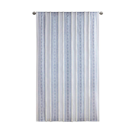 Room and Decor Poly Printed Curtain Panel, Tufted Stripe, 50x95