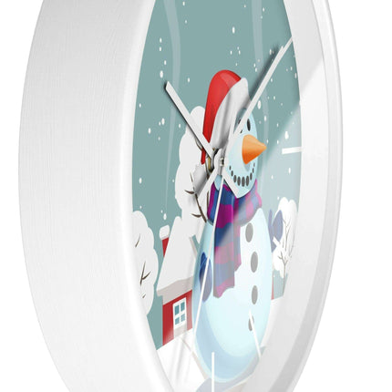 Elegant Wooden Framed Wall Clock - A Perfect Addition to Upscale Decor