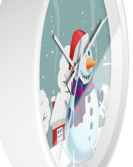 Elegant Wooden Framed Wall Clock - A Perfect Addition to Upscale Decor