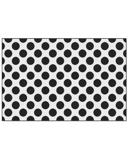Personalized Polka Dot Area Rug: A Stylish Home Accessory