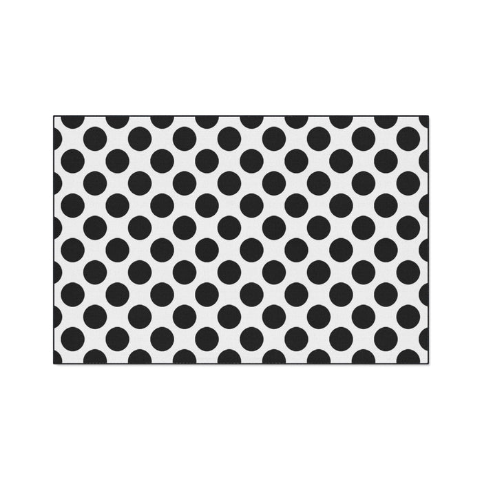Personalized Polka Dot Accent Rug for Stylish Home Interiors