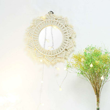 Nordic Chic: Artisan-Made Geometric Acrylic Vanity Mirror