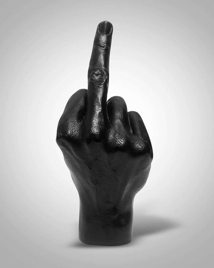 Bold Gesture Resin Middle Finger Sculpture for Unique Home Decor