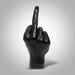 Resin Middle Finger Statue - Edgy Home Art Decor Piece