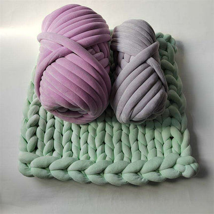 Luxury Crystal Fleece Cotton Yarn: 1KG for Exquisite Hand-Knitting Creations