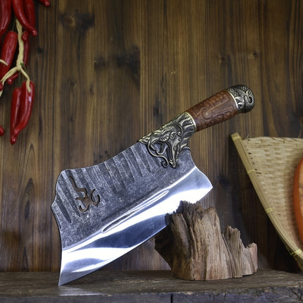 Fire Dragon Bone Cutter With 7Cr17MOV Blade And Rosewood Handle