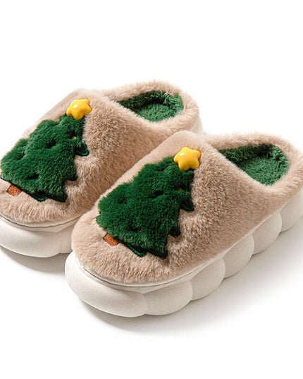 Christmas Tree Women's Home Slippers