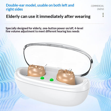 Rechargeable BTE Hearing Amplifier — Single or Bilateral Pair | Très Elite