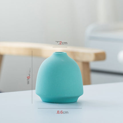 Nordic Style Small Porcelain Vase Decoration For Living Room