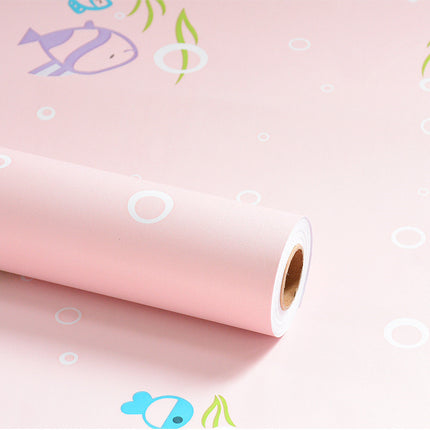 Self Adhesive Wallpaper PVC Cartoon Series Pastoral 45 Banana Stars Moon 10m