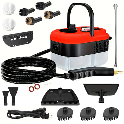 Peekaboo Studio 2500W Handheld Steam Cleaner, 1.2L Tank, 12 Attachment