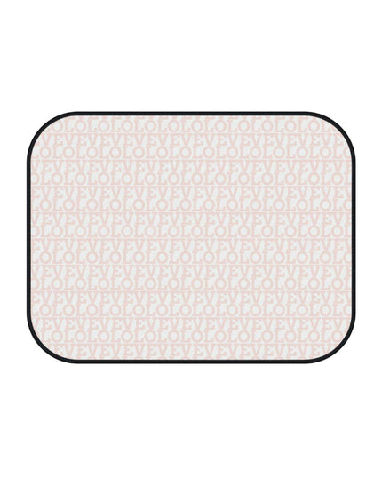 Elegant Customizable Heart Shaped Car Mats - Luxury Edition