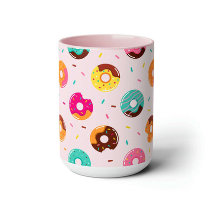 Sophisticated Two-Tone Ceramic Mug Collection - 15oz by Maison d'Elite