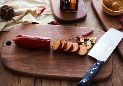 Hand Polished Black Walnut Chopping Board Set In Various Sizes