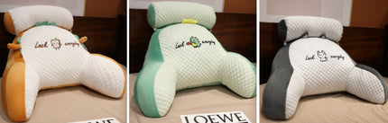 Sofa Fluffy Cushion Luncheon Pillow Triangle Reading Cushion Bedside S