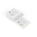 Elegant White Coined Napkins for Exquisite Gatherings