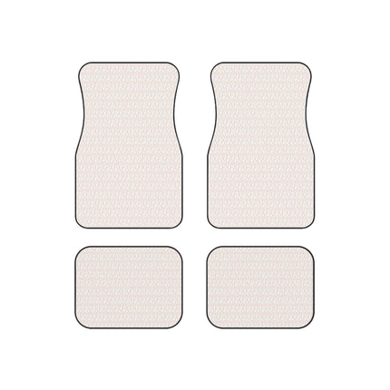 Elegant Monogrammed LOVE Car Floor Mats - Full Luxury Set for Your Vehicle