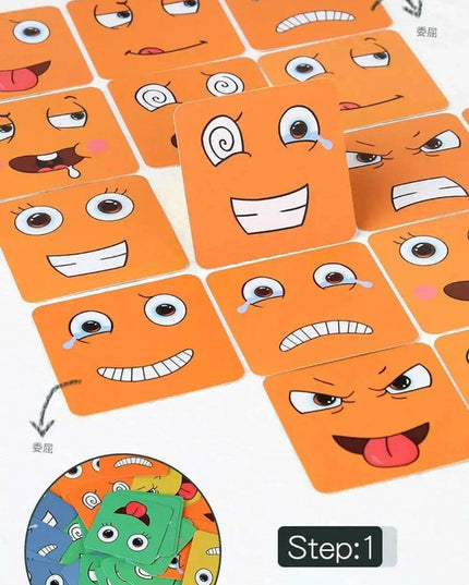 Emoticon Adventure Eco-Friendly Puzzle Set: Fun Learning Tool for Kids