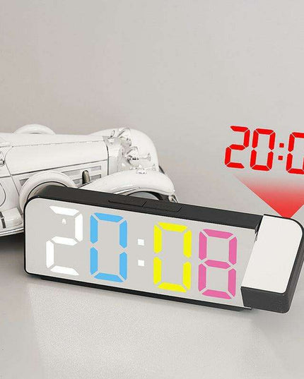 LED Digital Alarm Clock with Time Projection Function