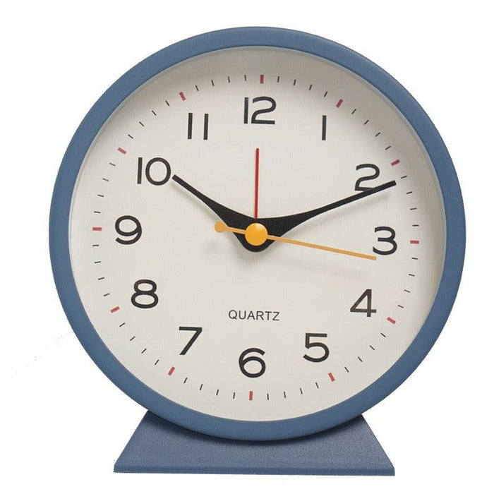 Whimsical Glow-in-the-Dark Metal Alarm Clock for Kids' Bedrooms