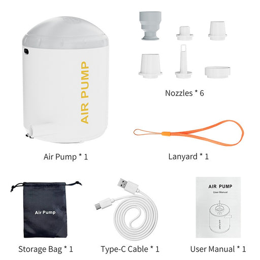 Wireless portable charging and suction dual-use outdoor air pump mini air pump air cushion swimming ring electric air pump eprolo