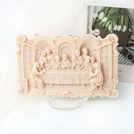 Exquisite Last Supper Candle Silicone Mold Set for Artistic Creations