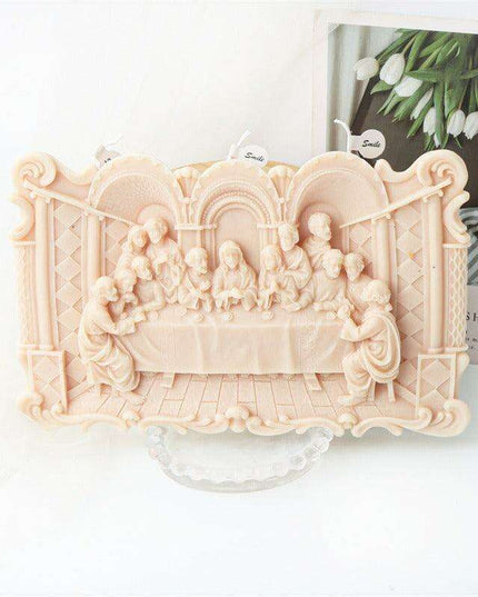 Exquisite Last Supper Candle Silicone Mold Set for Artistic Creations