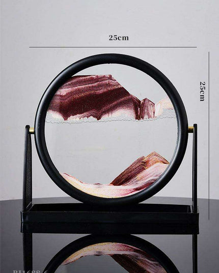 Mesmerizing 3D Glass Quicksand Art for a Tranquil Environment