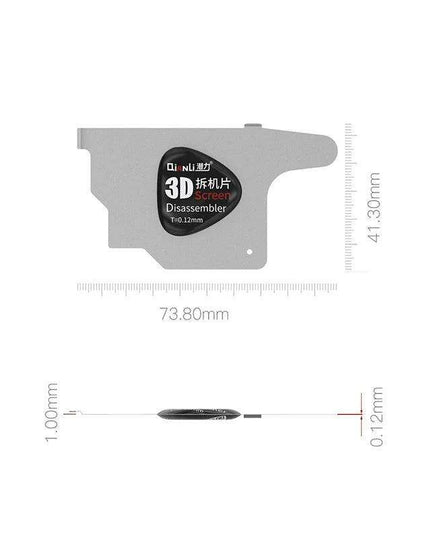 Precision Alloy Steel Pry Tool Kit for Smartphone Repairs - 5 Pieces