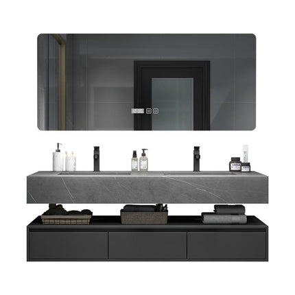 Pre-order Modern Solid Wood Bathroom Vanity Set with Smart Mirror & Sink