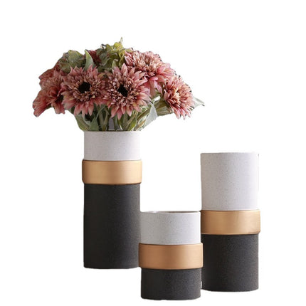 Nordic Handmade Ceramic Vase Glazed Minimalist Decor