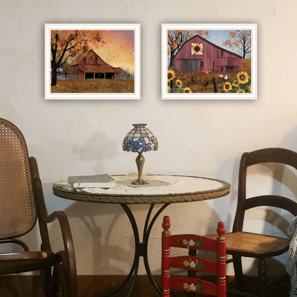Billy Jacobs 2-Piece Apple Picking Time Wall Art Set - Sunflower Desig
